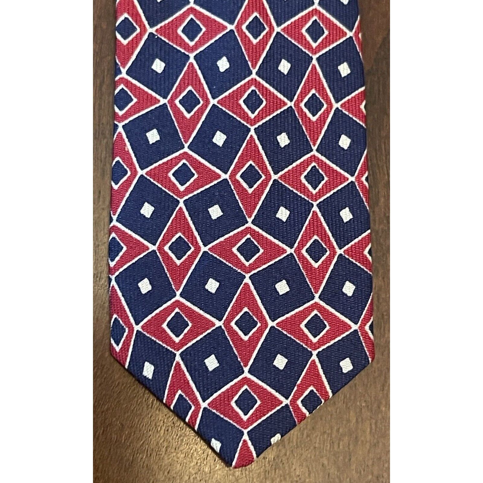 Tommy Hilfiger Tommy Hilfiger Red Green Blue 100% Italian Silk Made In Usa Size ONE SIZE - 6 Thumbnail