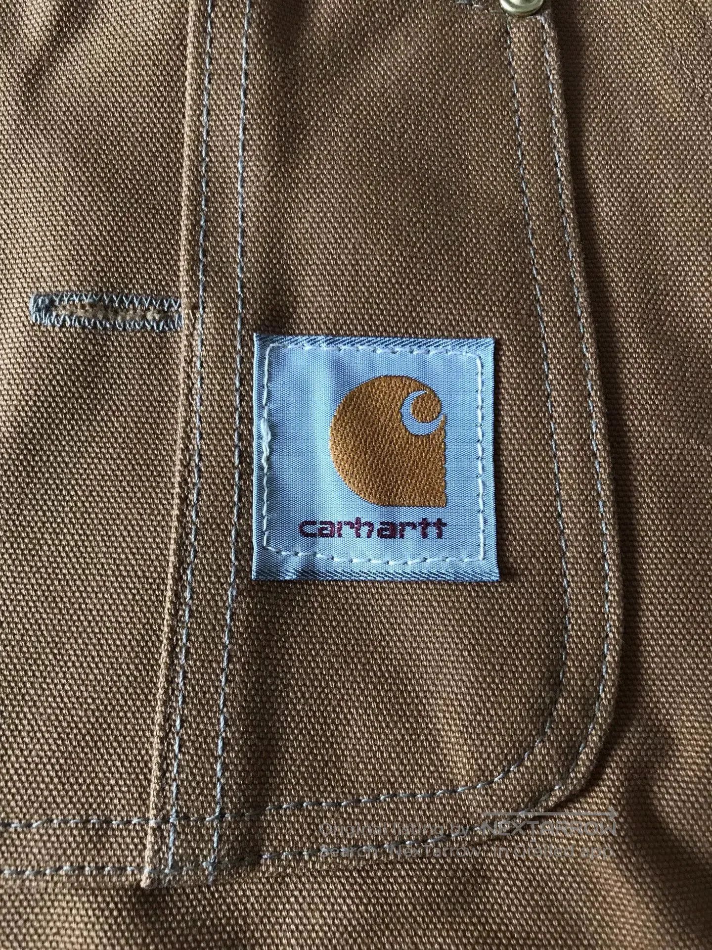 Carhartt Carhartt 6FBZ R05 Brown Bib Overalls W38L30. Size US 38 / EU 54 - 5 Thumbnail