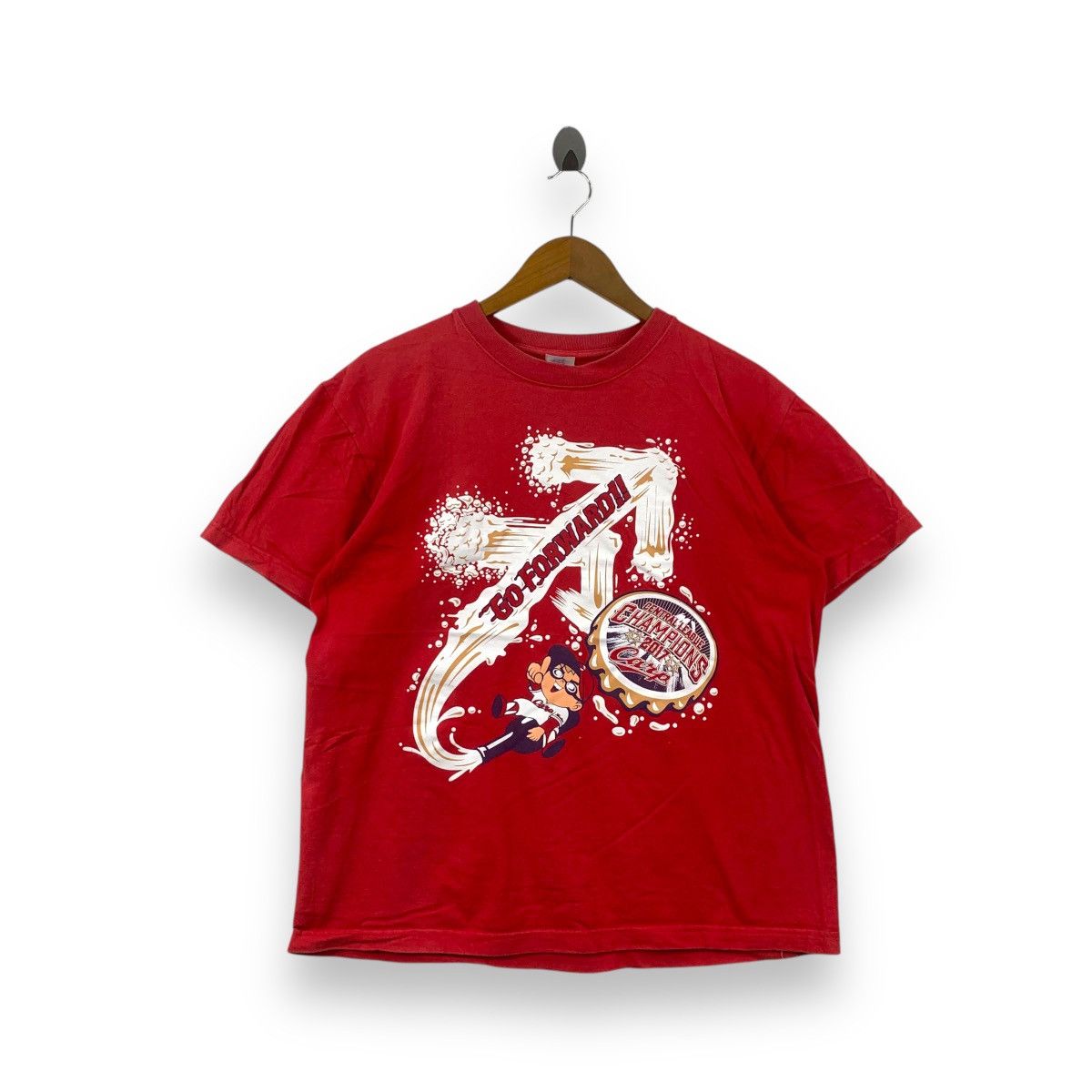 Vintage MLB CARP BASEBALL 2017 Central League Champion Tee Shirt Size US L / EU 52-54 / 3 - 1 Thumbnail