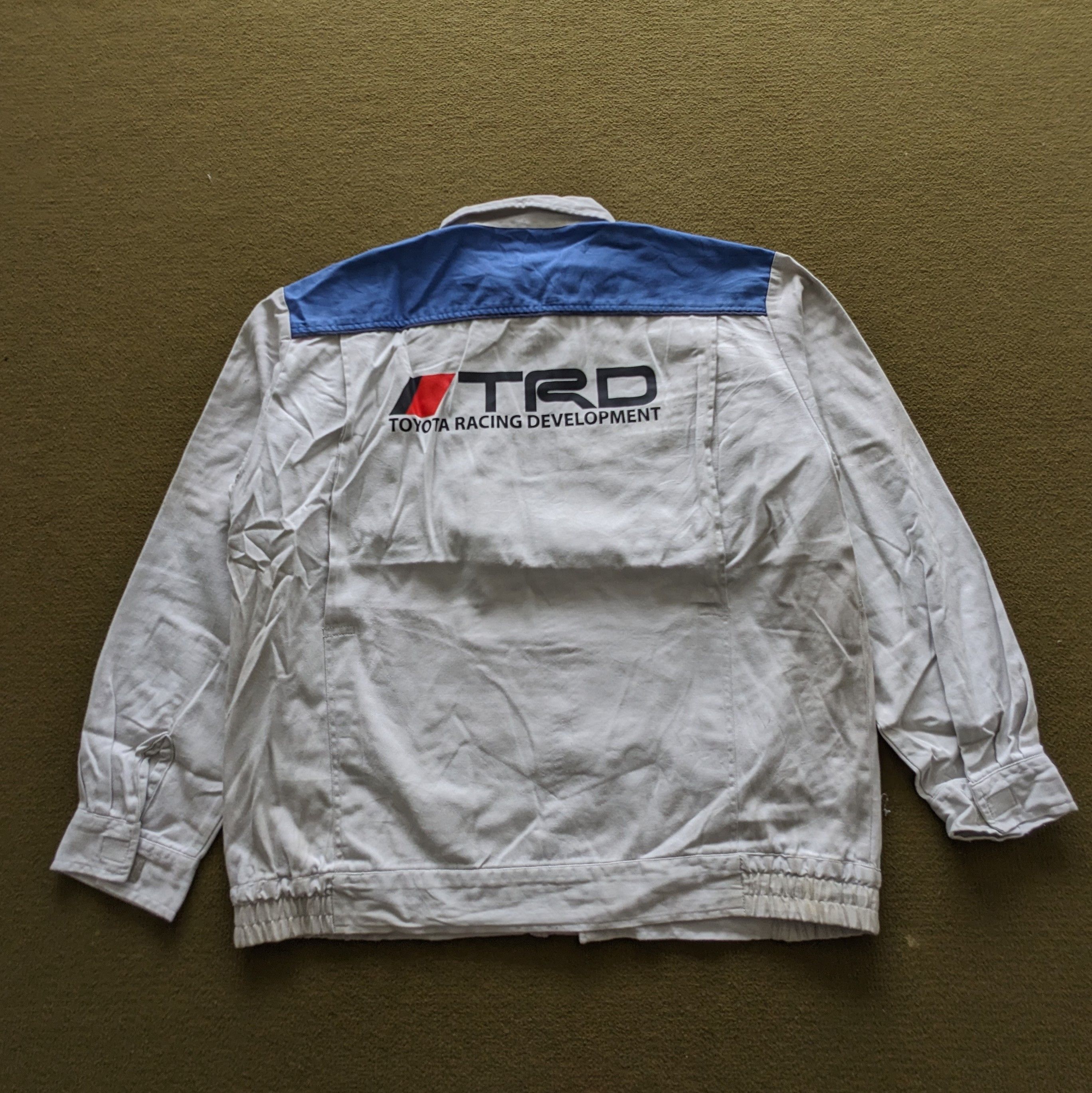 Japanese Brand Vintage TRD TOYOTA Motorsports Racing Custom Jacket Size US L / EU 52-54 / 3 - 3 Thumbnail