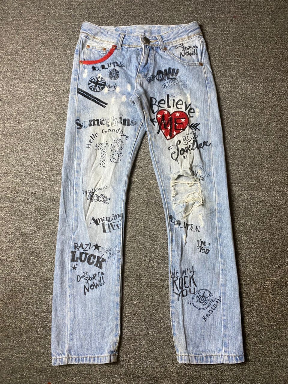 Raf Simons Destroy jeans
