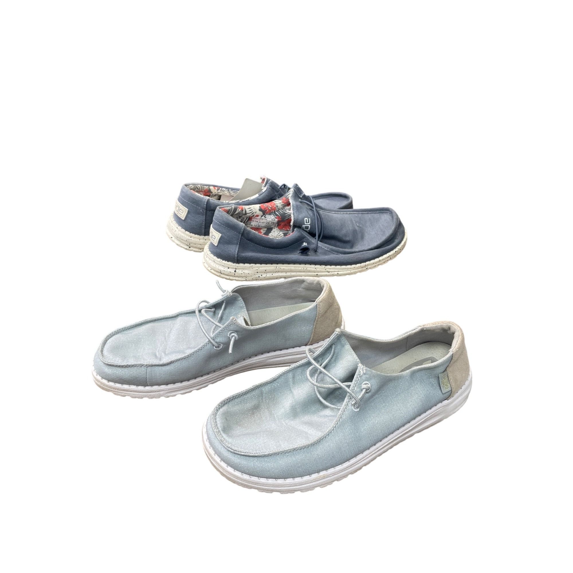 Other Hey Dude Wendy Glitter womans gray slip on Loafers shoes sz Size US 9 / IT 39 - 3 Thumbnail