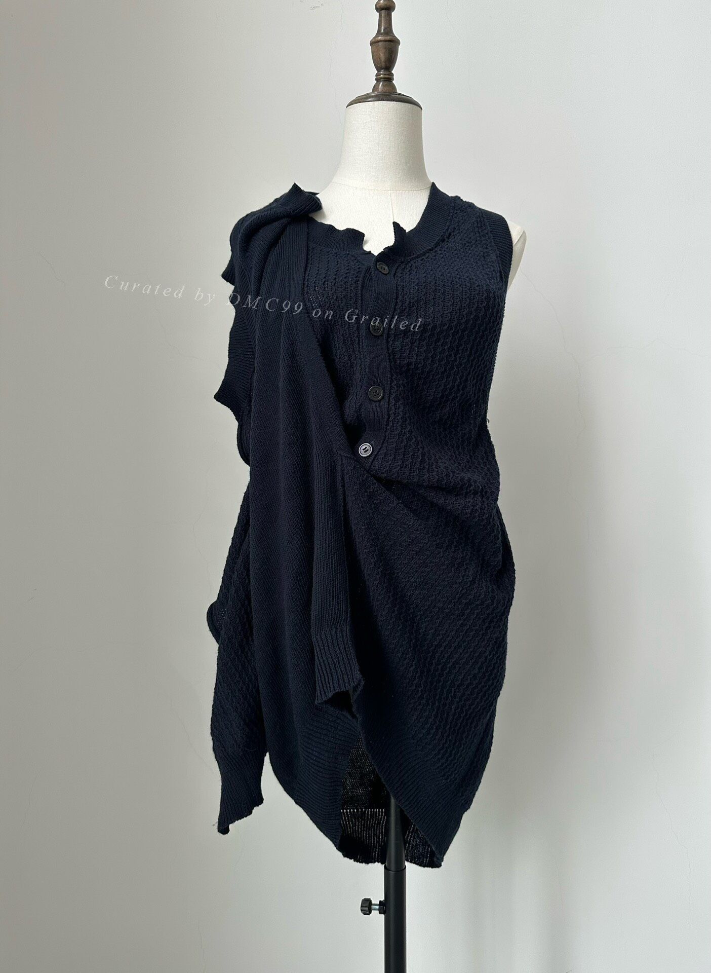 Yohji Yamamoto Yohji Yamamoto Y's Deconstructed Vest Size L / US 10 / IT 46 - 1 Thumbnail