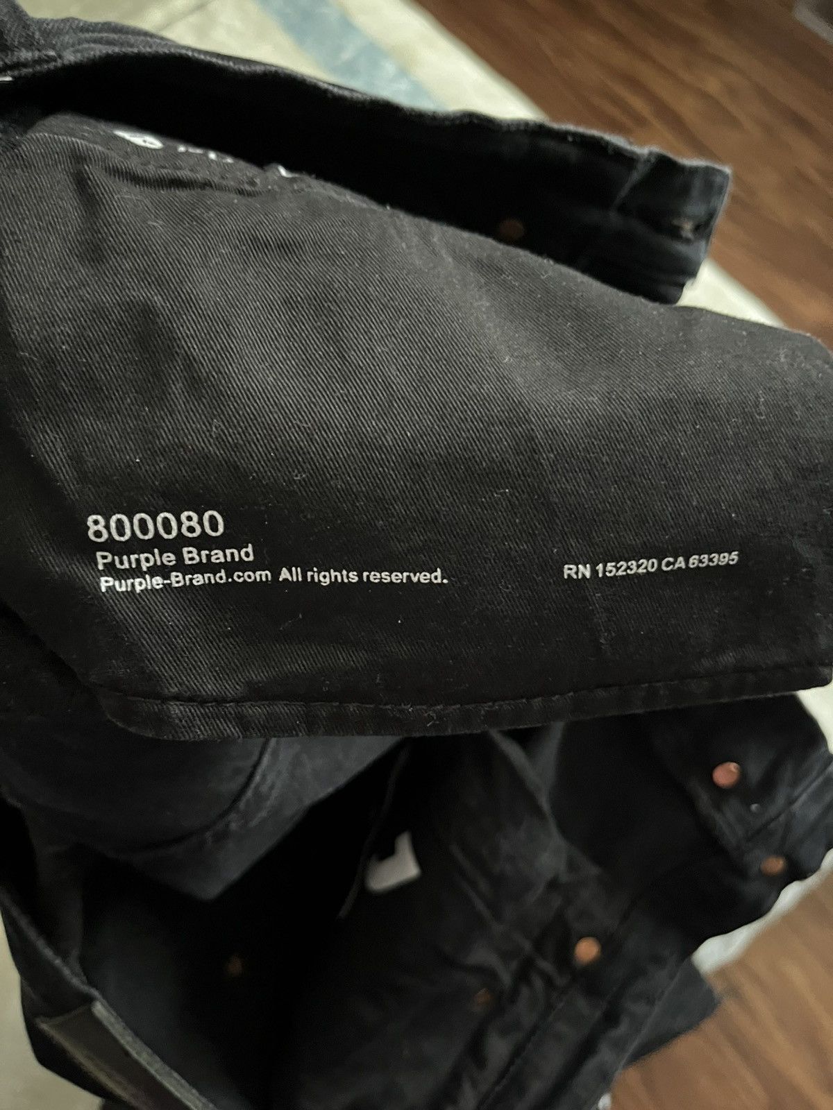 Purple Brand Purple Brand Black Denim Jeans Size US 31 - 8 Thumbnail