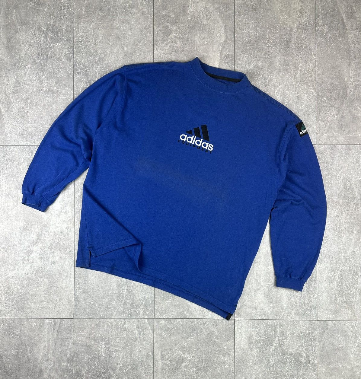 Adidas Adidas Equipment Vintage Retro 90s Sportswear Long Sleeve Size US XL / EU 56 / 4 - 2 Thumbnail
