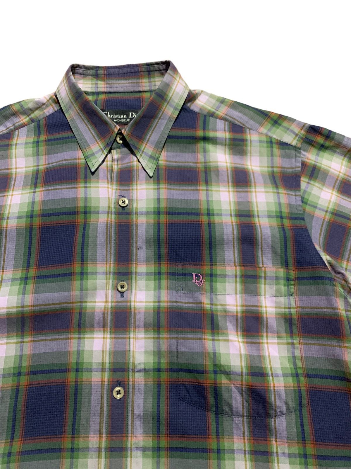 Dior Vintage christian dior monsieur tartan plaid shirt dior Size US L / EU 52-54 / 3 - 2 Thumbnail