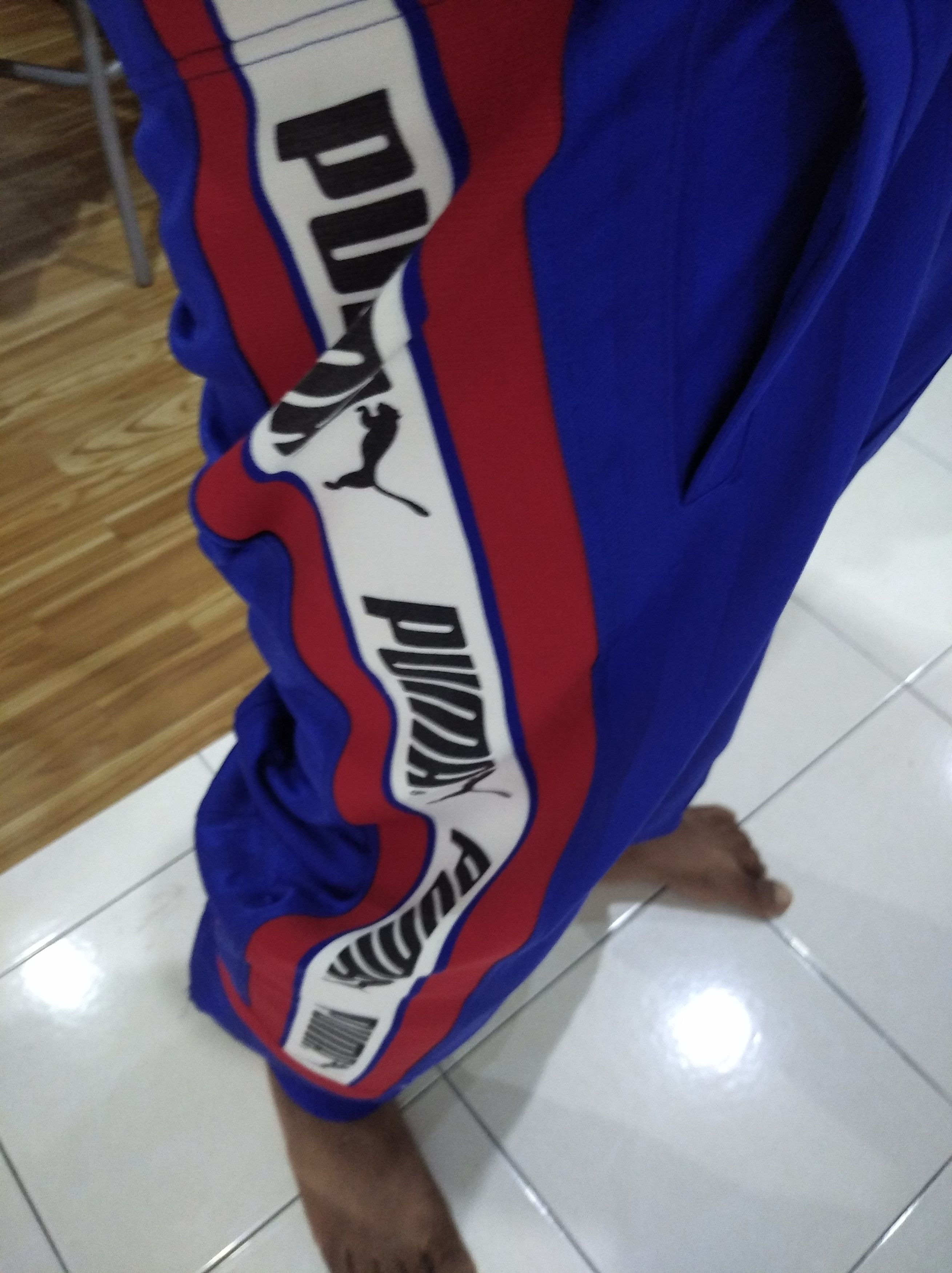 Puma × Vintage Vintage 90's Puma Sidetape logo track pant Size US 34 / EU 50 - 6 Thumbnail
