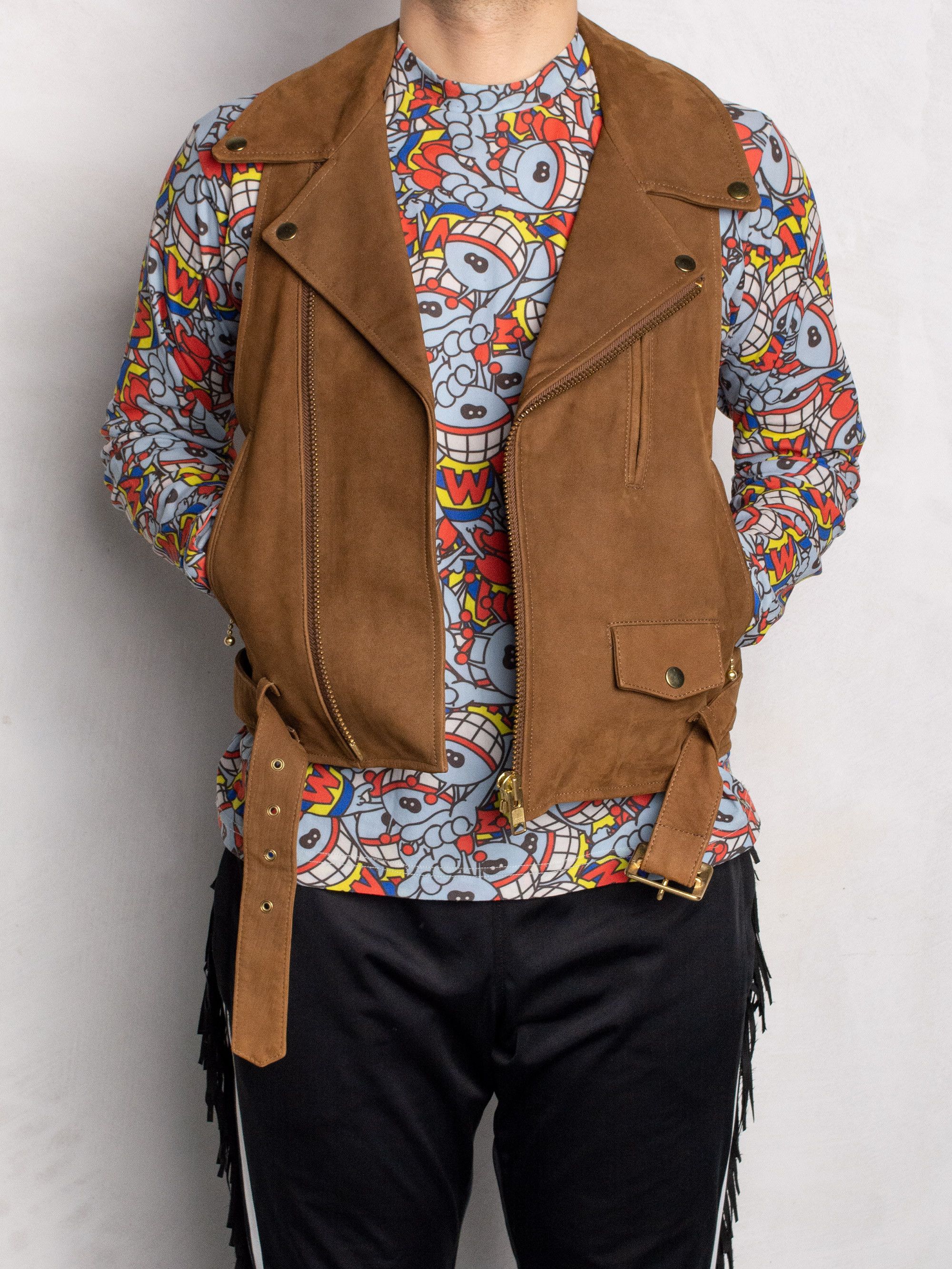 PHENOMENON PHENOMENON - S/S 2010 - buffalo leather biker vest Size US S / EU 44-46 / 1 - 5 Thumbnail