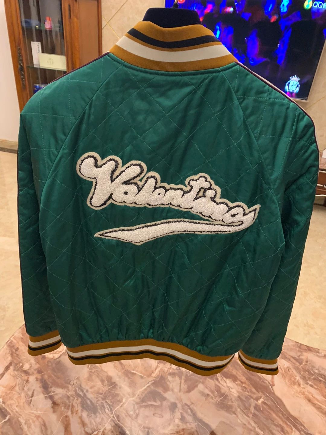 Valentino Valentino Men's Beaded 2 & Text 3D Silk Jacket Size 50 Size US M / EU 48-50 / 2 - 3 Thumbnail