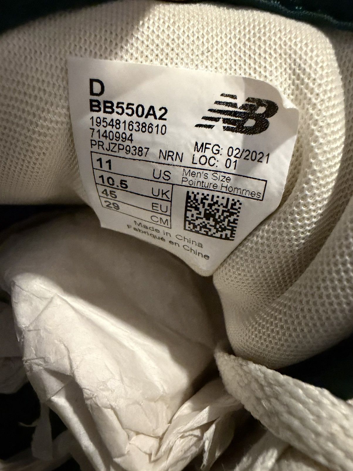 New Balance New Balance Aime Leon Dore 550 BB550A2 Size US 11 / EU 44 - 6 Thumbnail
