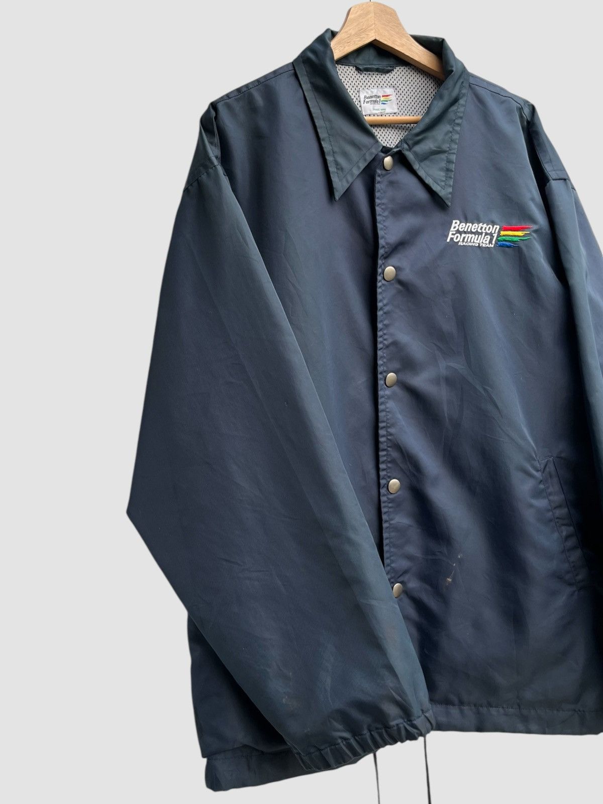 Benetton Vintage Benetton Formula 1 Coach Jacket Size US L / EU 52-54 / 3 - 8 Thumbnail