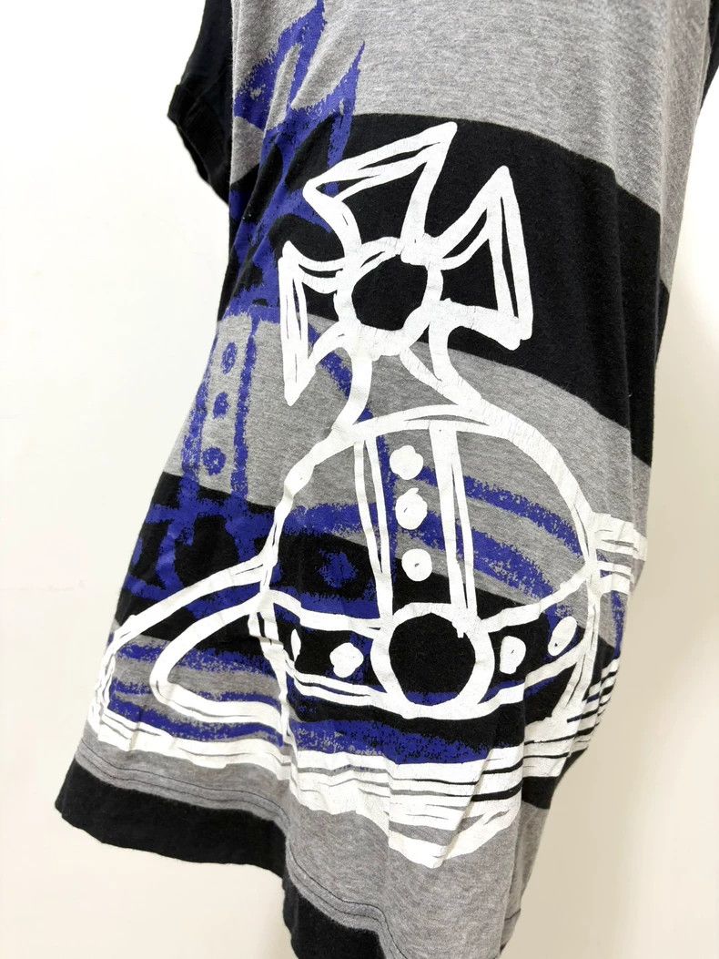 Vivienne Westwood Vivienne Westwood size1 Striped Saturn short-sleeved T-shir Size M / US 6-8 / IT 42-44 - 6 Thumbnail