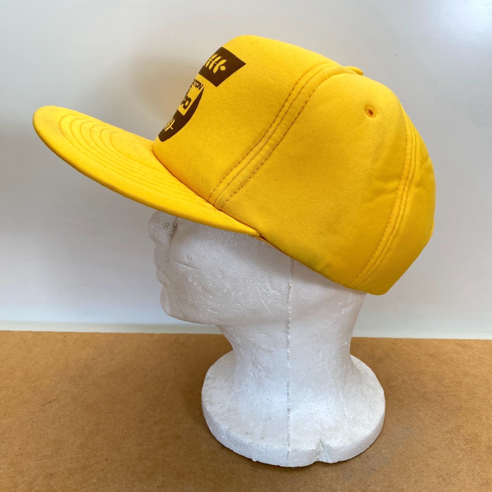 Vintage VINTAGE Designer Award Trucker Hat Hat Yellow 80s 90s Casual Travel Workwear Unisex Adults One Size Foam Snapback DuCie? Size ONE SIZE - 3 Thumbnail