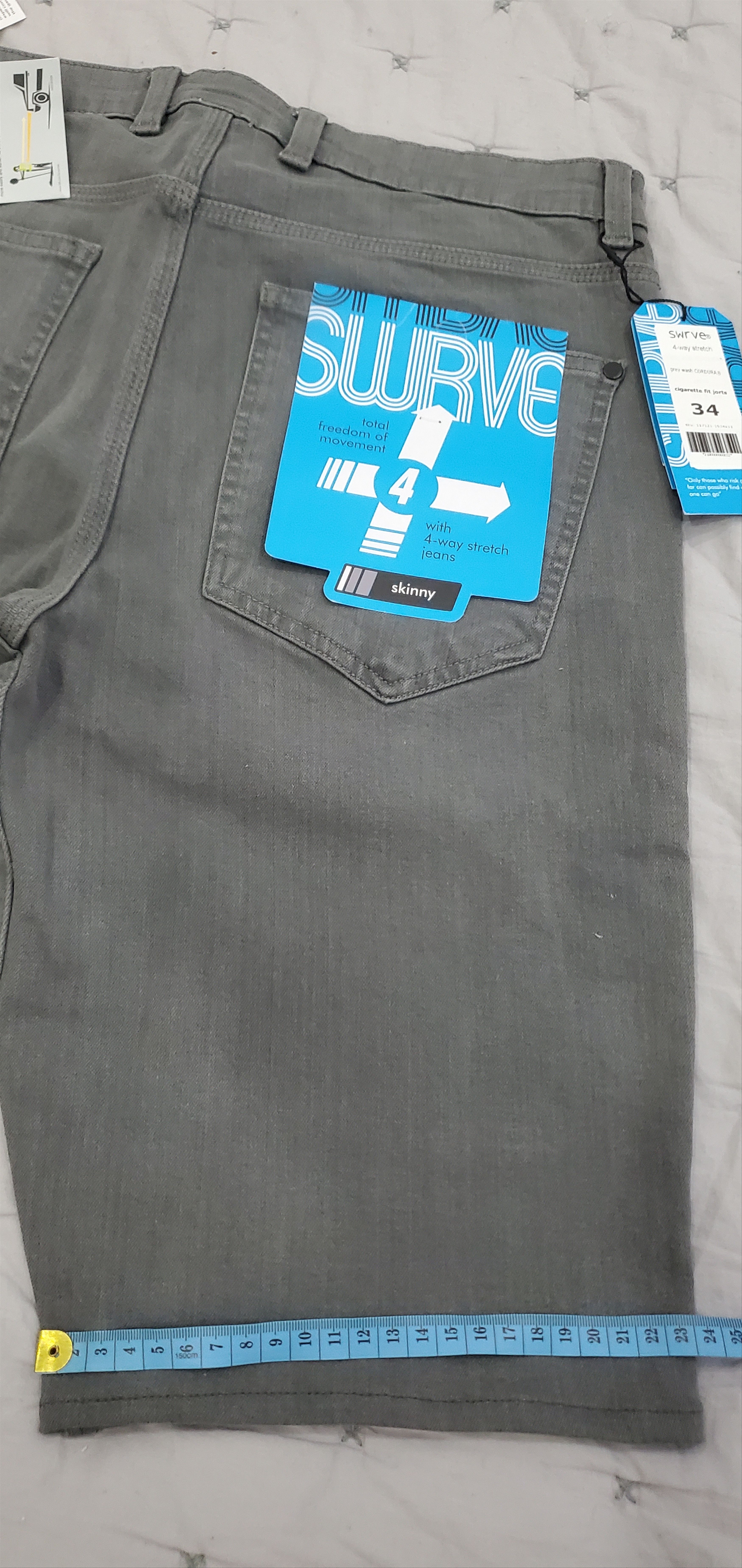 swrve 4-way stretch CORDURA cigarette fit jorts Size US 34 / EU 50 - 9 Thumbnail