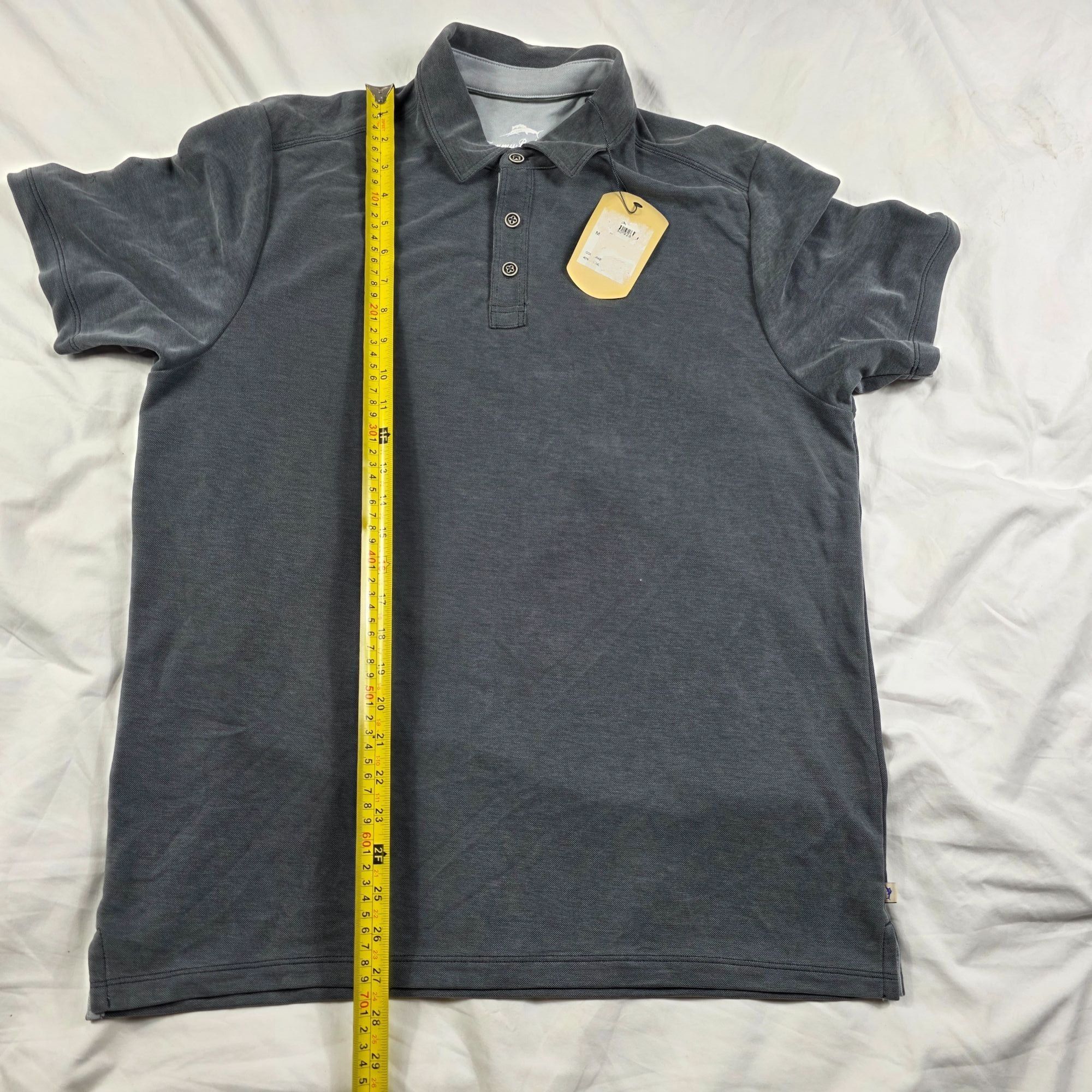 Tommy Bahama Tommy Bahama Shoreline Surf Mens Polo Shirt Medium Gray Shor Size US M / EU 48-50 / 2 - 8 Thumbnail
