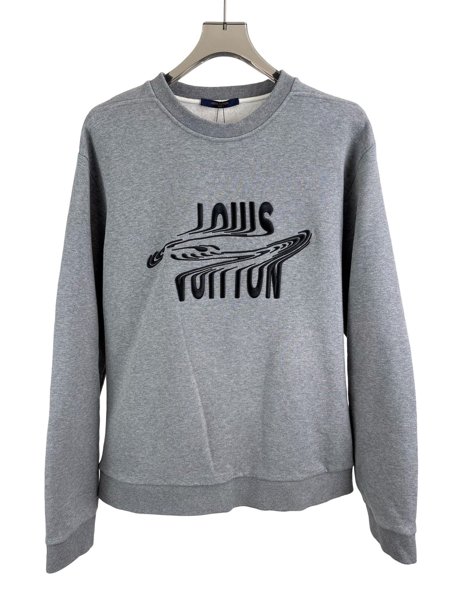 Louis Vuitton Louis Vuitton Warped Embroidered Sweatshirt XL Size US XL / EU 56 / 4 - 1 Thumbnail