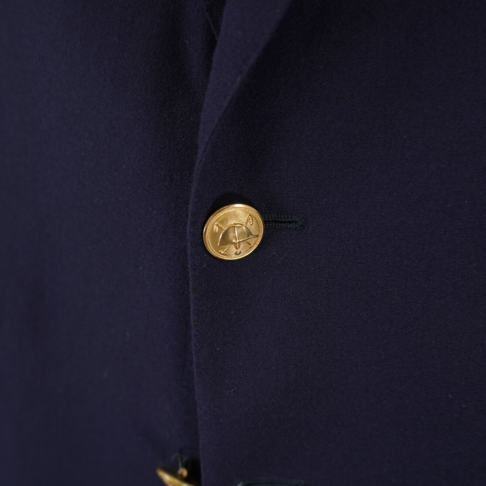 Polo Ralph Lauren Polo Ralph Lauren Flannel Wool Blue 2 Gold Button Blazer 44L Size 44L - 2 Thumbnail
