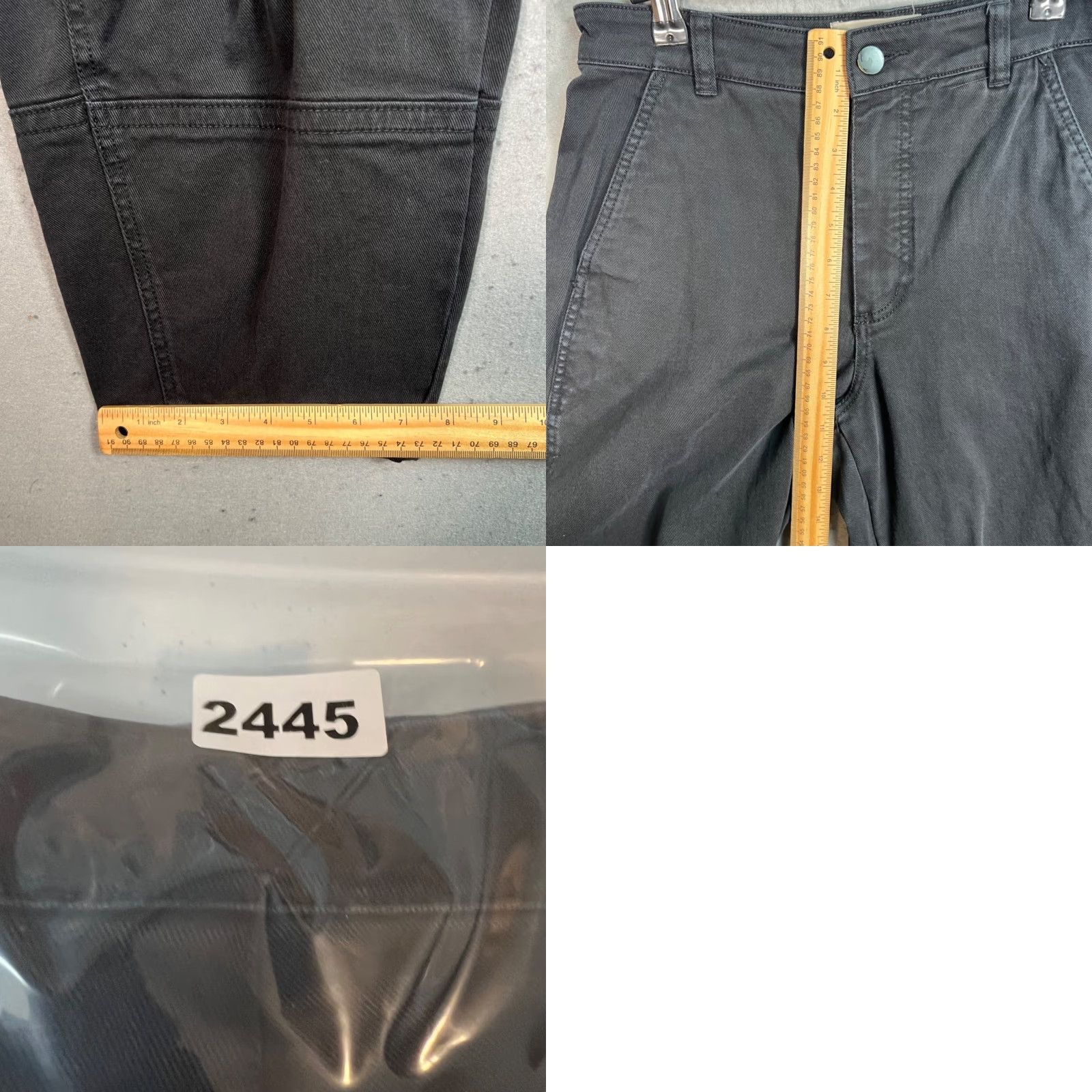 Everlane Everlane Pants Chino Tapered Adult Womens 4 Tall Black Organic Cotton Blend Stretch Zipper Front Flat Rise High Inseam 28 in Regular Casual Mens? Size 27" / US 4 / IT 40 - 8 Thumbnail