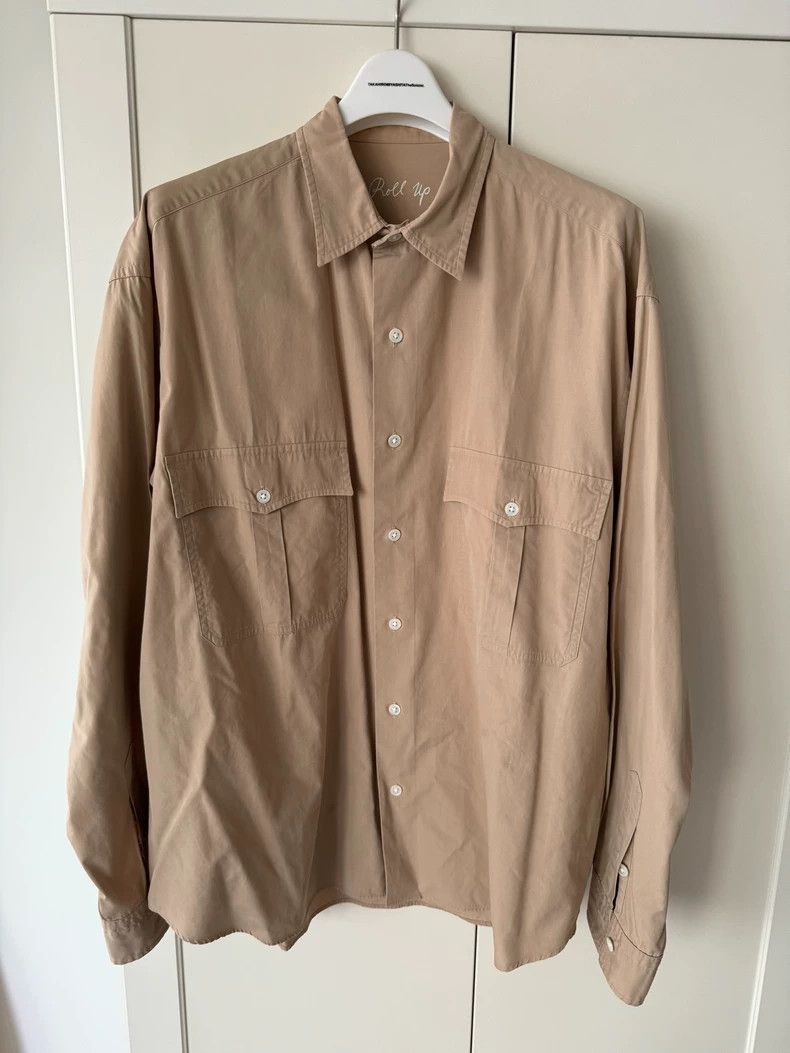 Porter Classic Porter Classic Roll Up Shirt in Beige Size US M / EU 48-50 / 2 - 1 Thumbnail