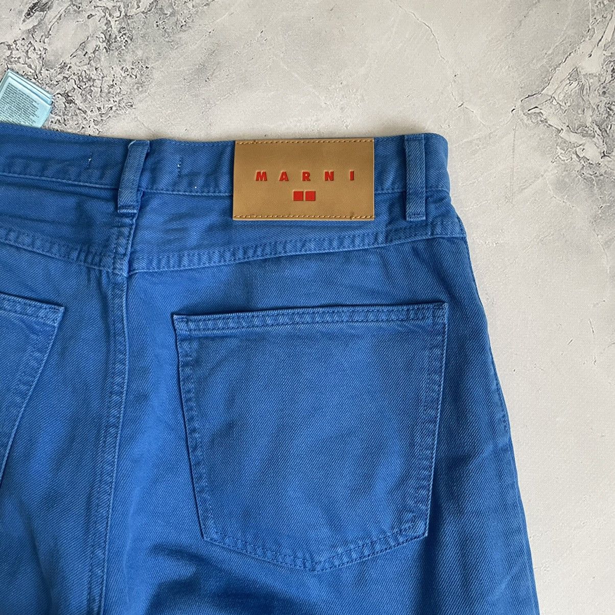 Marni Marni Blue Baggy Denim Jeans Rap Y2K Size US 28 / EU 44 - 5 Thumbnail