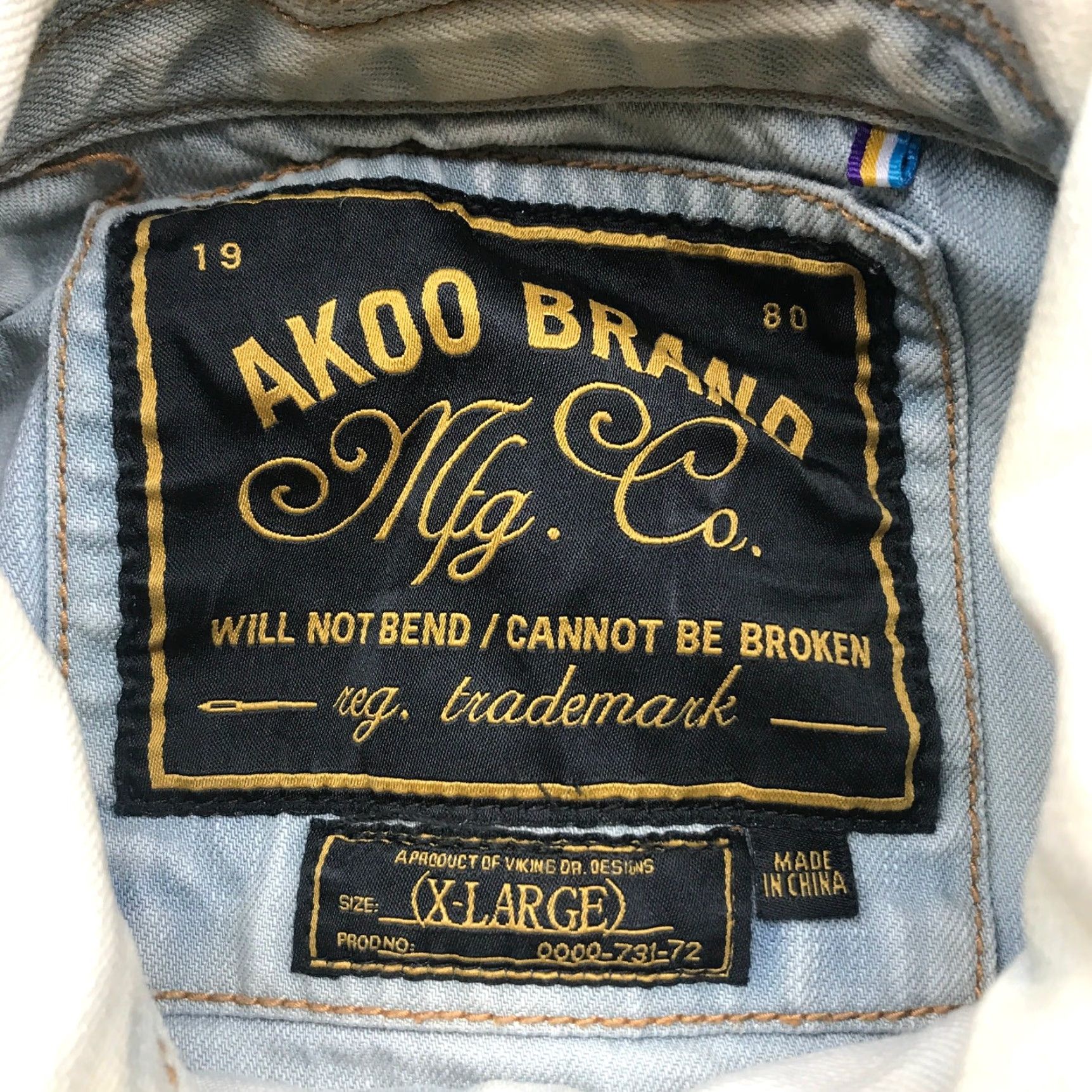 J Brand Akoo Trucker Jacket Denim Blue Button XL Mens Jeans Jacket Size US 36 / EU 52 - 3 Thumbnail