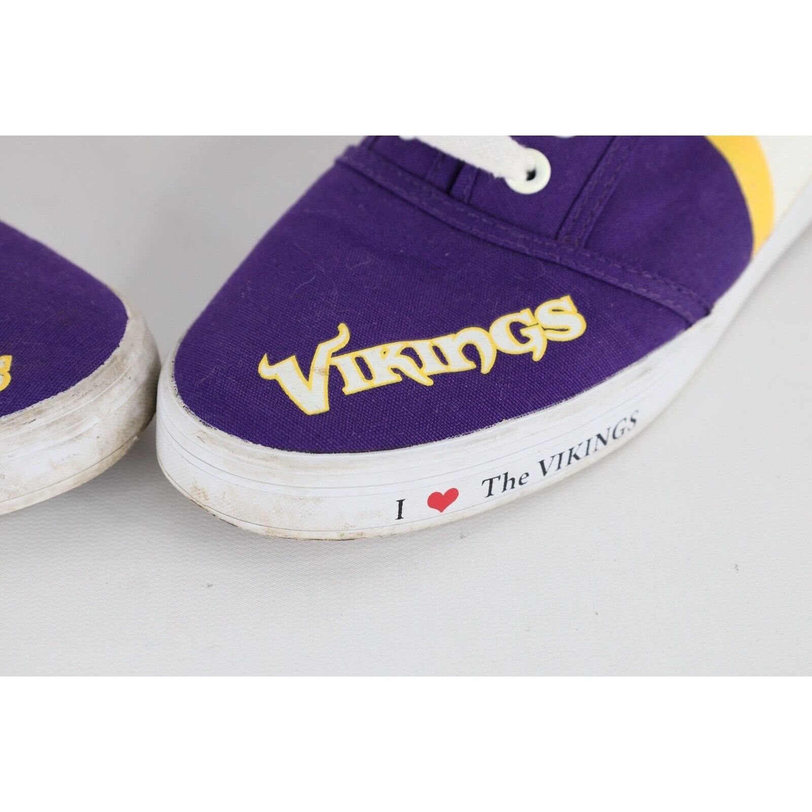 Vintage Vintage Y2K NFL Spell Out Minnesota Vikings Football Shoes Size US 8 / IT 38 - 3 Thumbnail