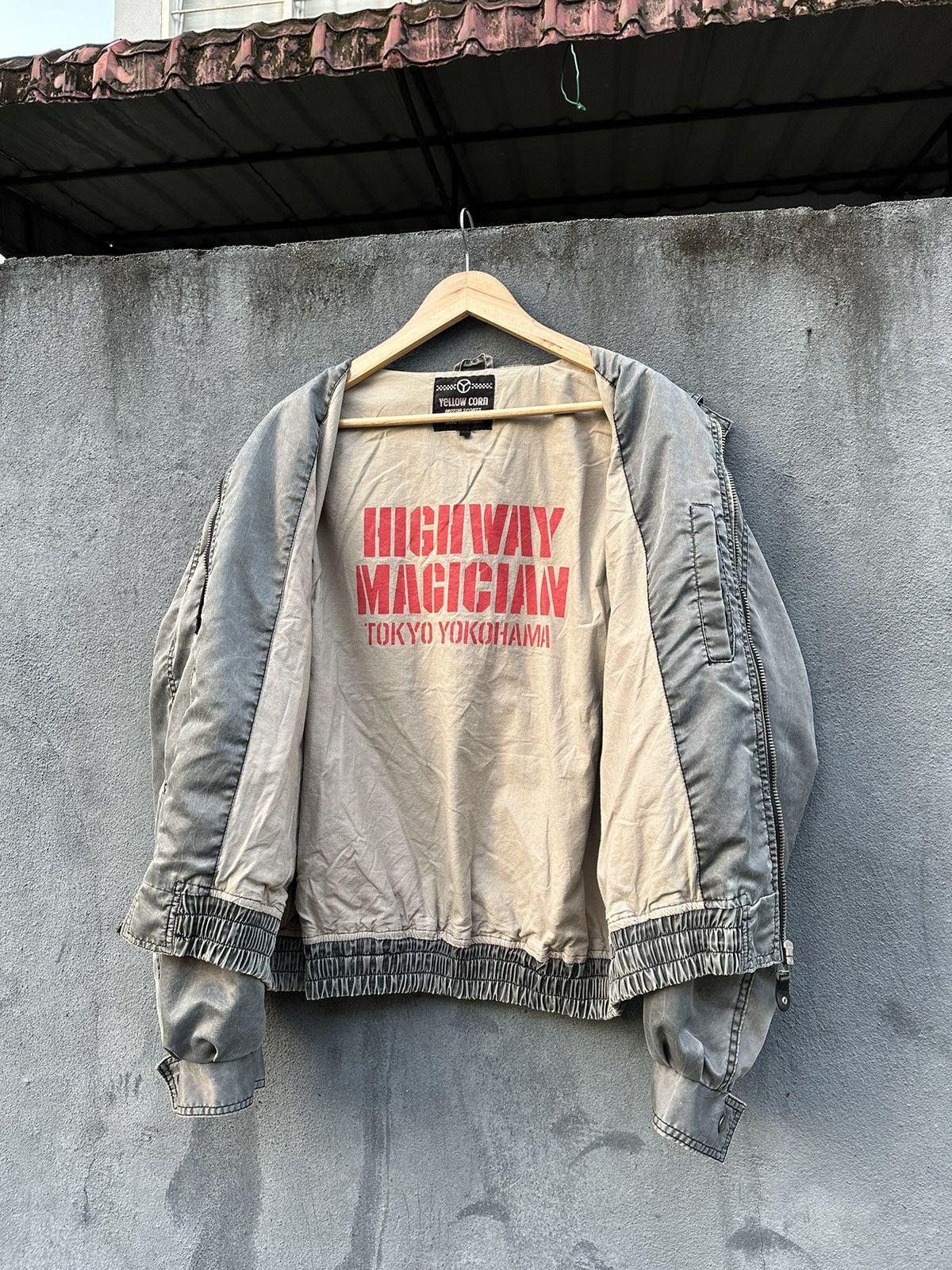 YELLOW CORN 👹Vintage Yellow Corn Sledge Hammer Bomber Jacket Size US L / EU 52-54 / 3 - 7 Thumbnail
