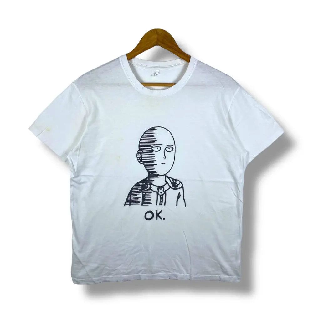 Anime ONE PUNCH MAN Saitama Anime Tee Shirt Large Size Size US L / EU 52-54 / 3 - 1 Thumbnail