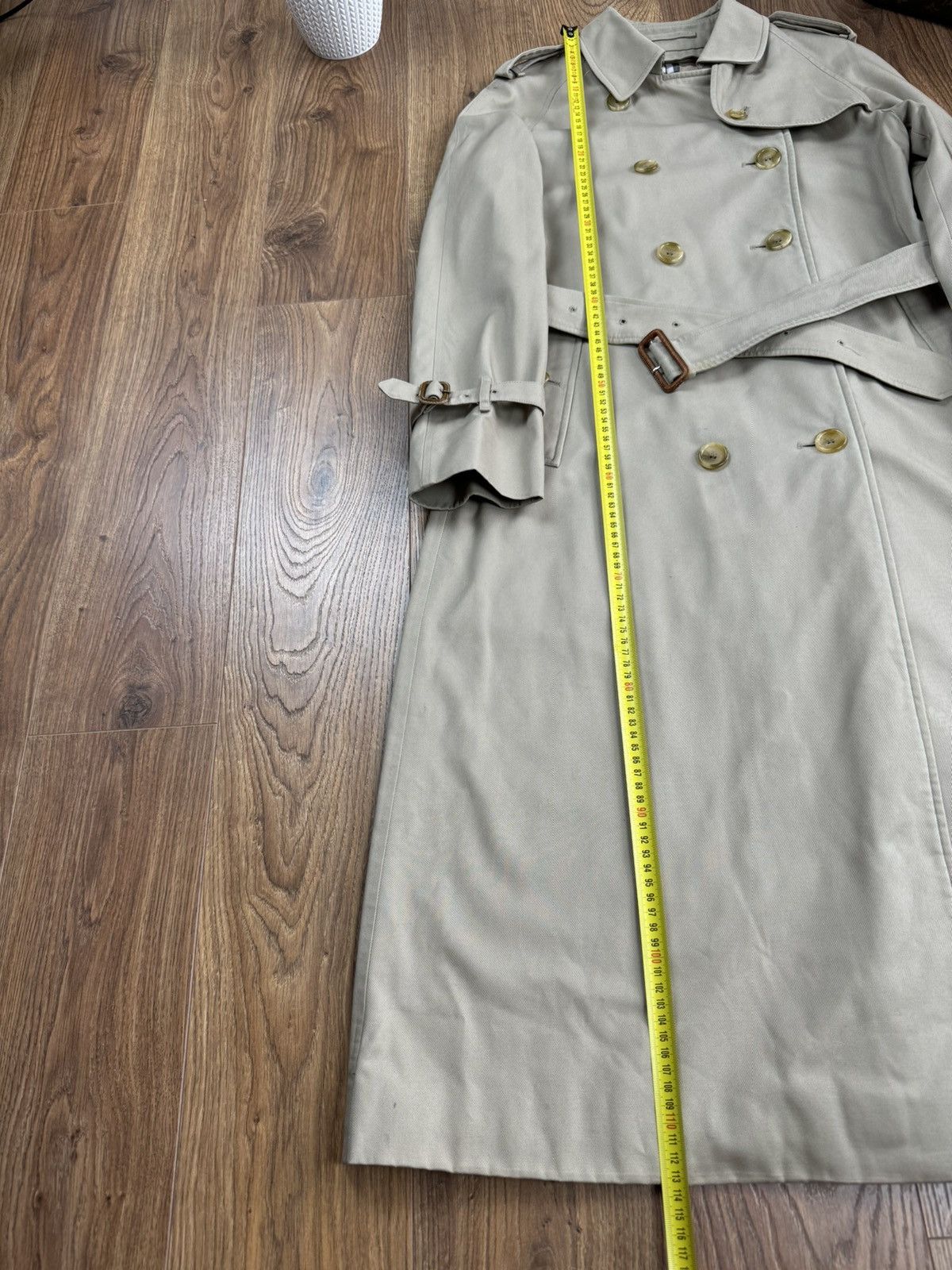Burberry Vintage trench coat Burberry original luxury streetwear item Size S / US 4 / IT 40 - 8 Thumbnail