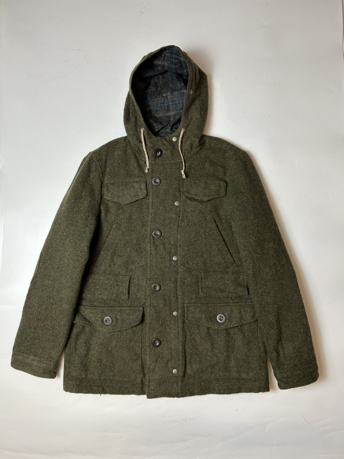 Japanese Brand CREDIMI WOOL HOODIE JACKET Size US M / EU 48-50 / 2 - 1 Thumbnail