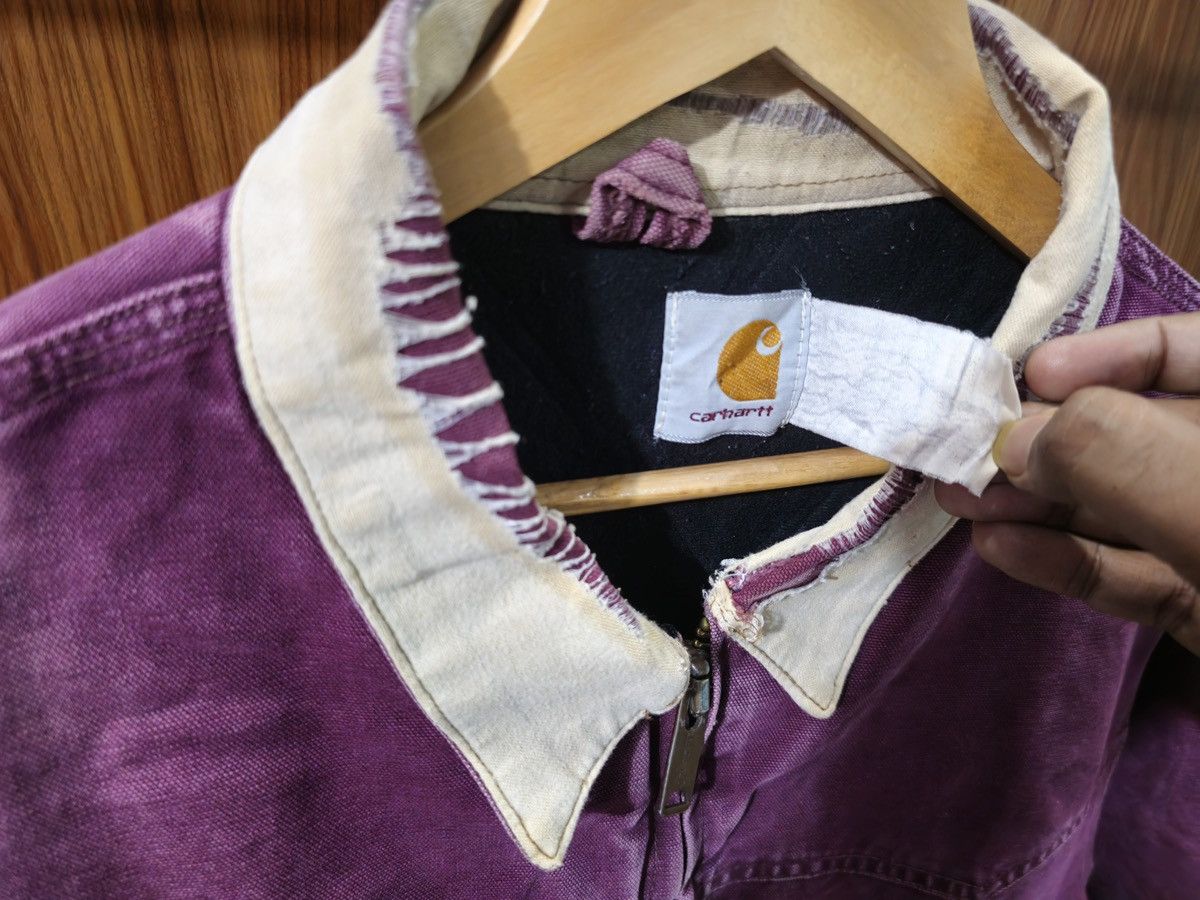 Carhartt RARE Carhartt JQ2246 Santa Fe Jacket – Wine/Burgundy (1996) Size US L / EU 52-54 / 3 - 8 Thumbnail