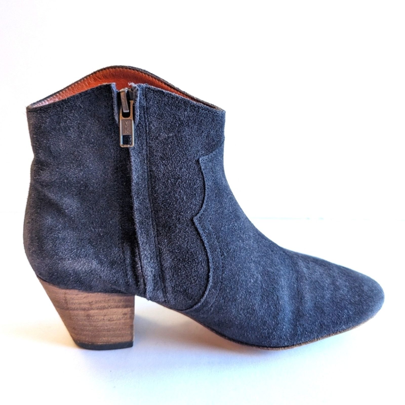 Isabel Marant Isabel Marant Booties Suede Leather Wooden Heel Boots US 6 Size US 6 / IT 36 - 2 Thumbnail