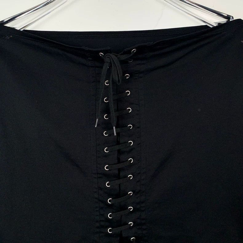 Prada Prada 21 styles of triangle strap design black cotton long- Size US XS / EU 42 / 0 - 5 Thumbnail