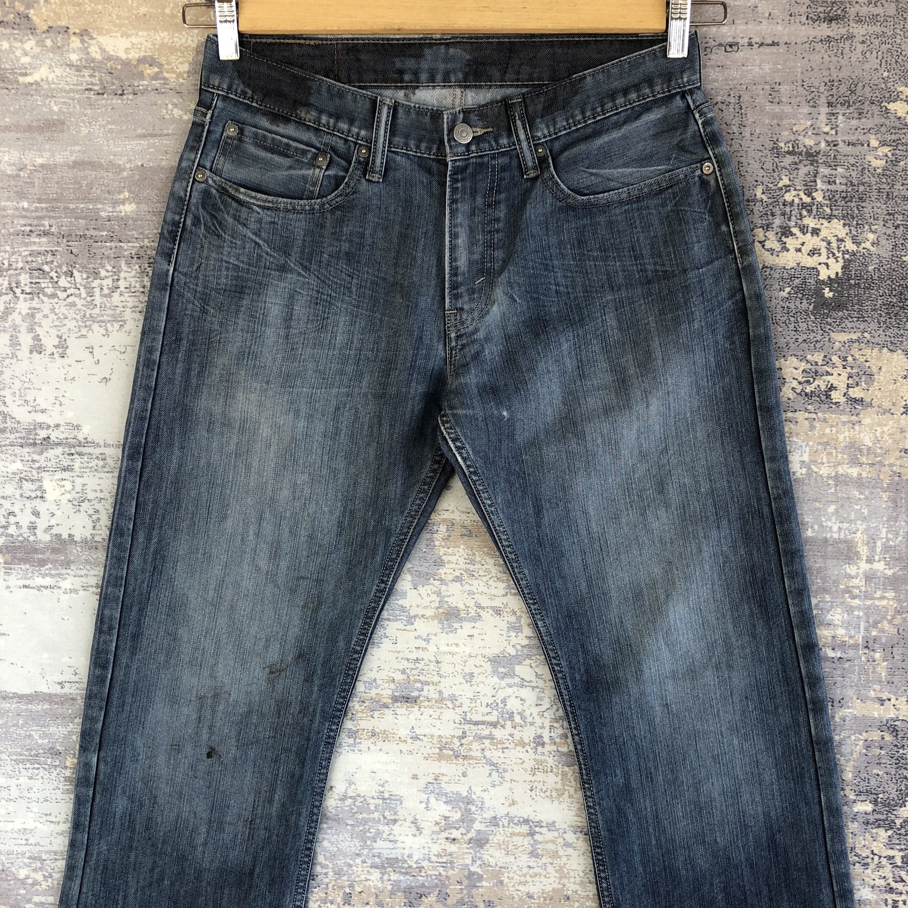 Levi's Vintage Y2K Levis 514 Faded Jeans Levi's Straight Denim Size US 30 / EU 46 - 3 Thumbnail