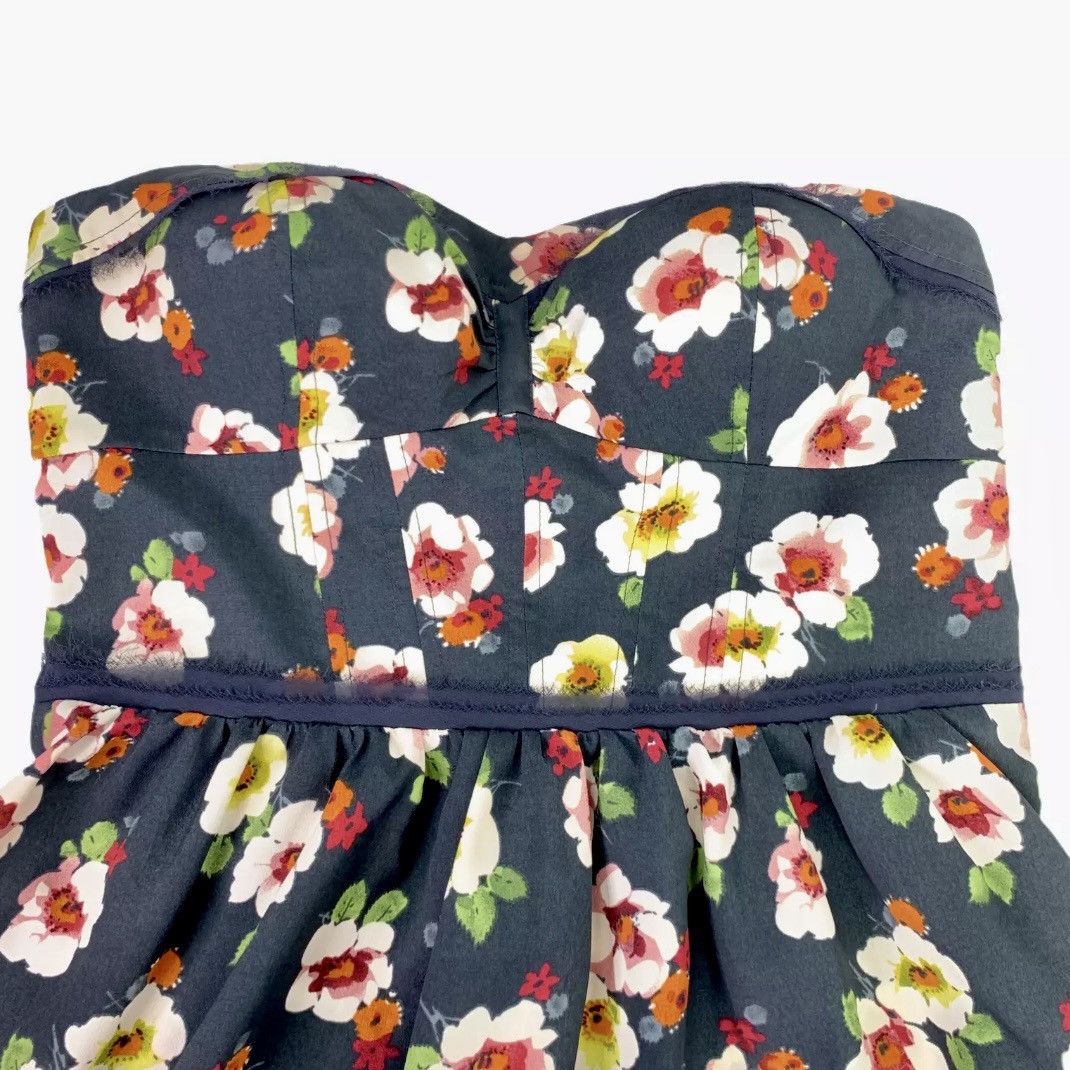 American Eagle Outfitters AE American Eagle Strapless Floral Print Mini Dress Size L / US 10 / IT 46 - 5 Thumbnail