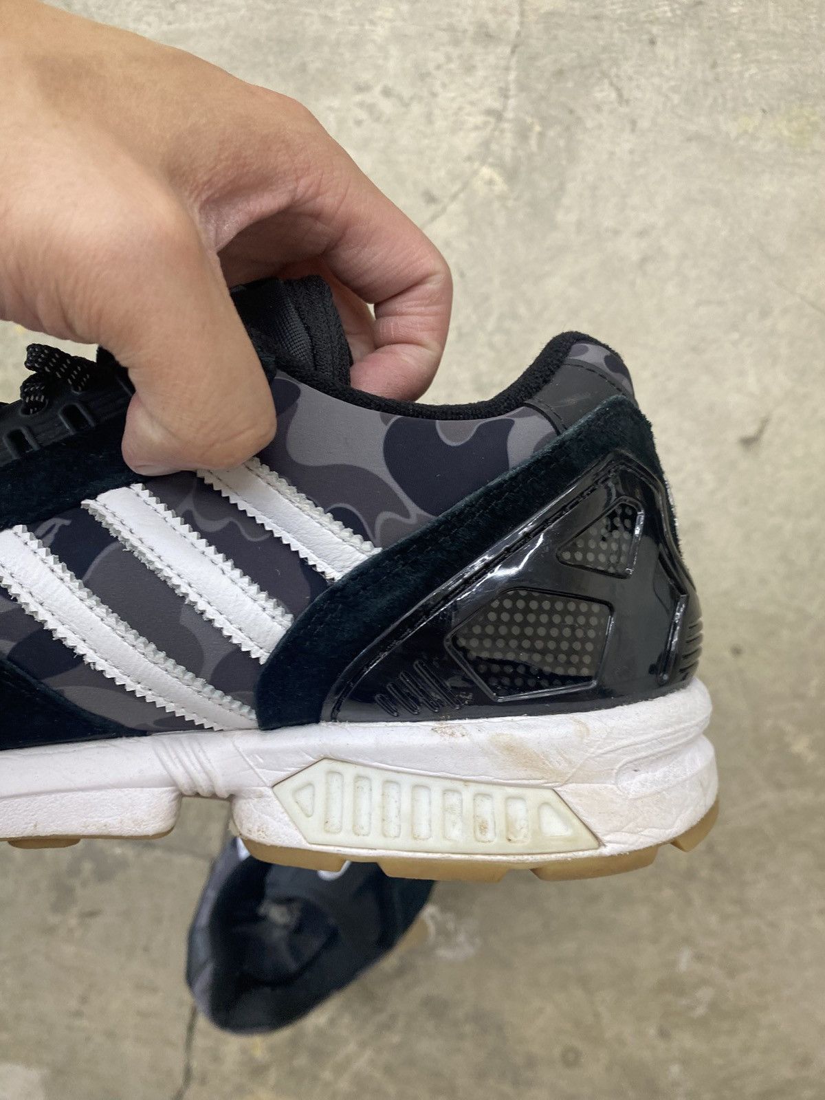 Adidas × Bape × Undefeated Undefeated Bape ZX 8000 Black Size US 8.5 / EU 41-42 - 9 Thumbnail