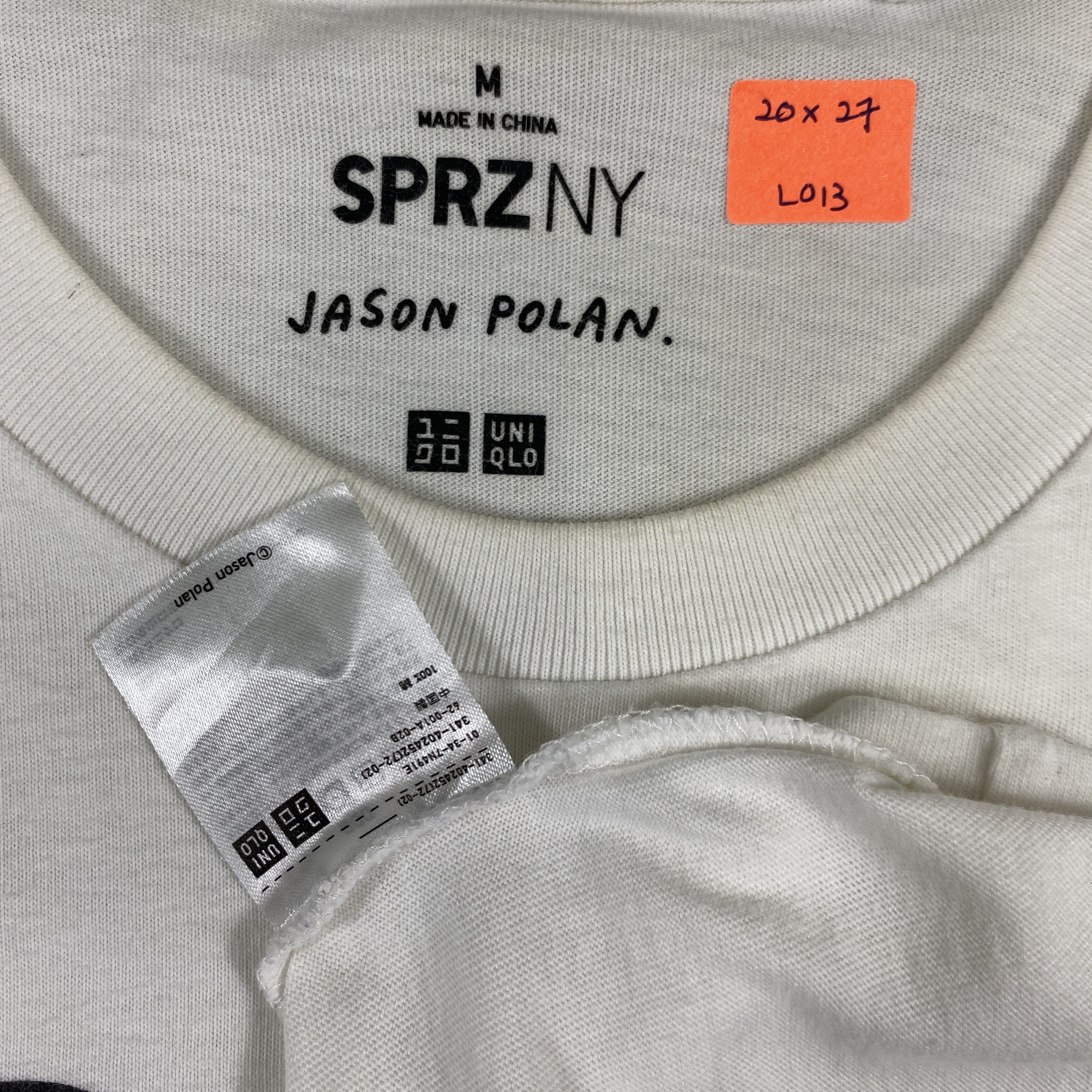 Japanese Brand Uniqlo x Jason Polan T-Shirt - L013 Size US M / EU 48-50 / 2 - 7 Thumbnail
