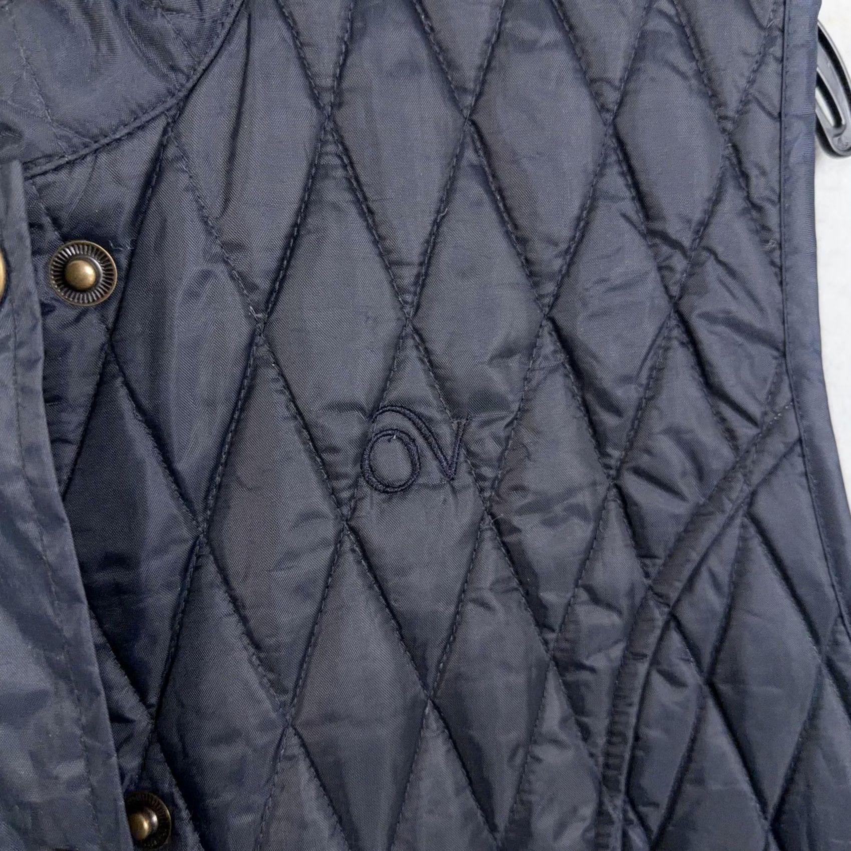 Vintage Ovation Vest Womens Large Blue Quilted Snap Front Equestrian Outdoor Gilet Size L / US 10 / IT 46 - 4 Thumbnail