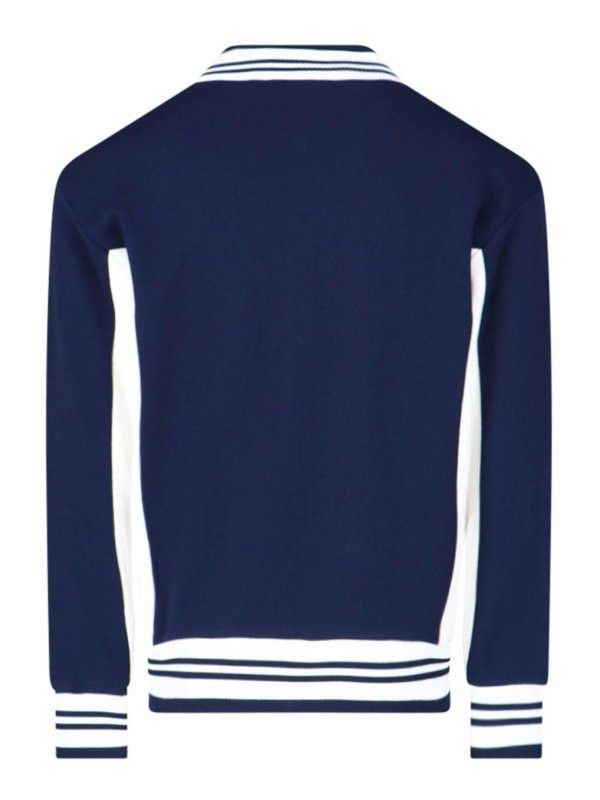 AUTRY o1y0426 Cardigan in Navy Blue/White Size US L / EU 52-54 / 3 - 3 Thumbnail