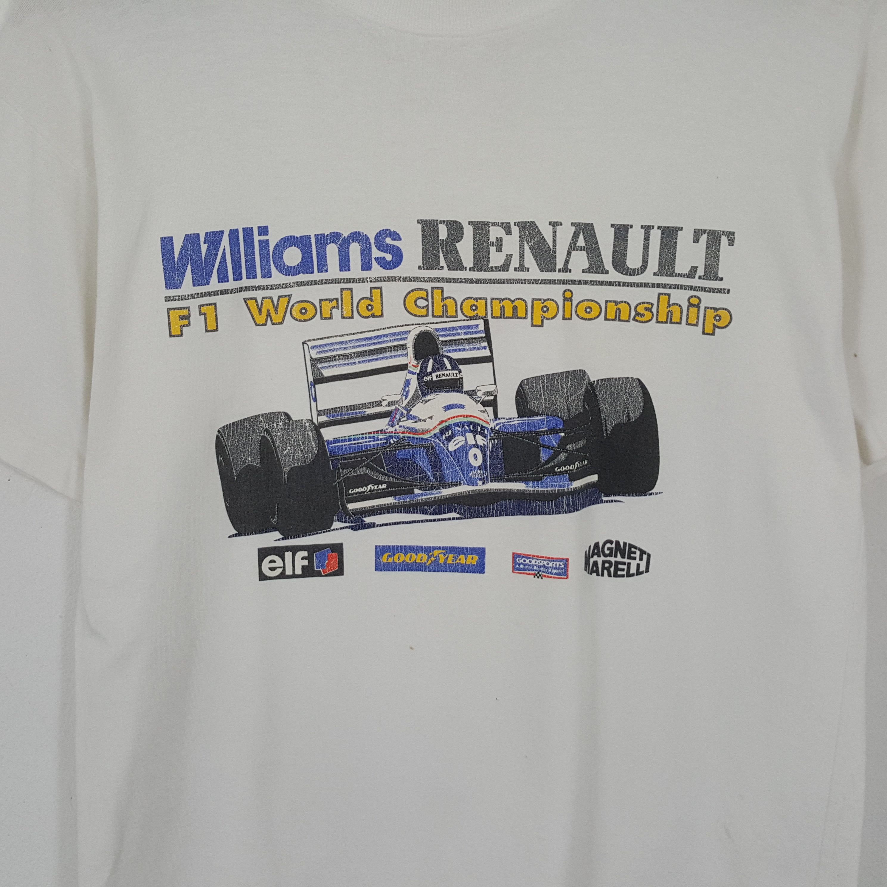 Vintage F1 Formula One Racing WILLIAMS RENAULT Vintage Tshirt Size US L / EU 52-54 / 3 - 2 Thumbnail