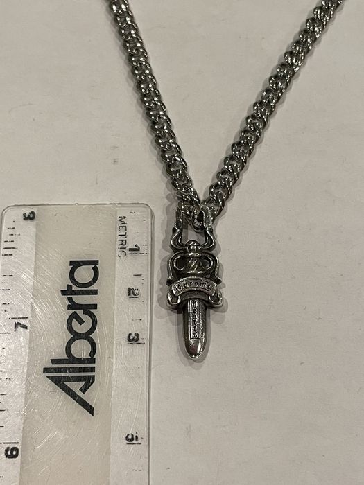 Chrome hearts deals dagger chain