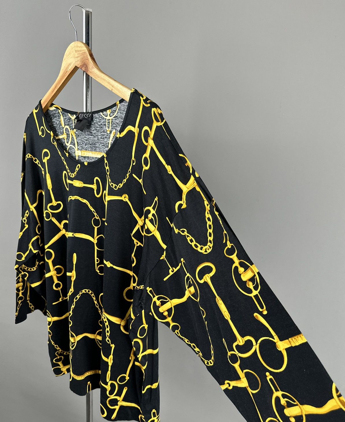 Gucci × Tom Ford Gucci - Tom ford - 1993 HorseBit AllOver Pattern Long Sleeve Size S / US 4 / IT 40 - 5 Thumbnail