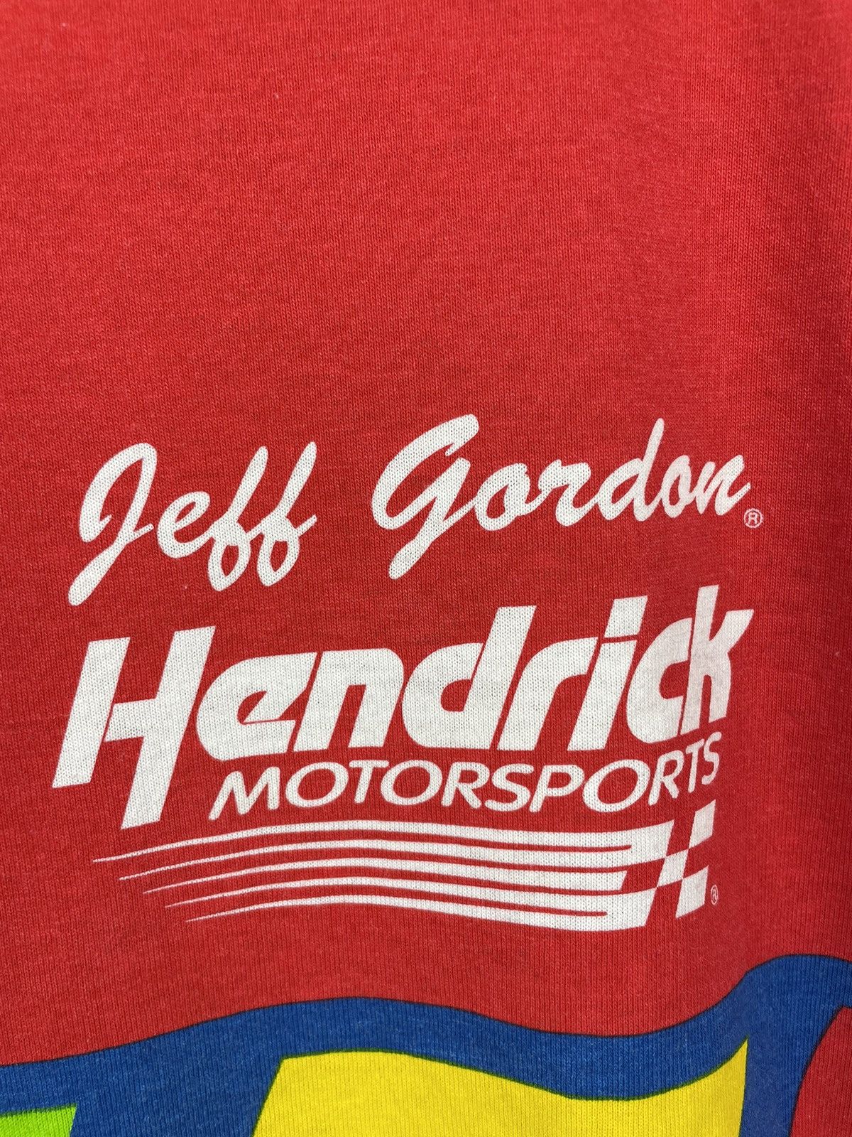 DuPont Vintage 90s Nascar Winston Cup Series Jeff Gordon t shirt Size US XXL / EU 58 / 5 - 6 Thumbnail