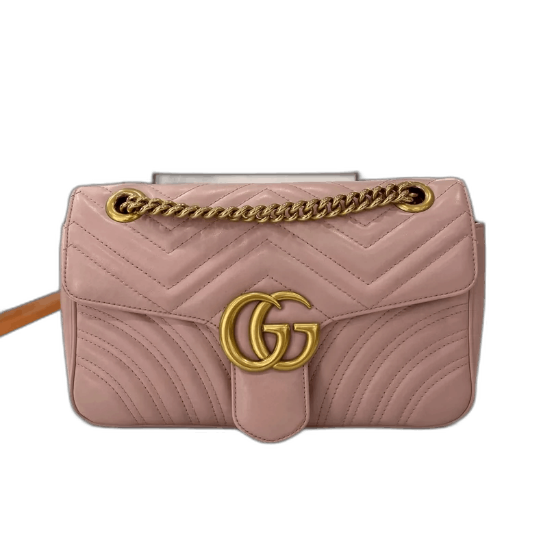 Gucci Gucci Pink Marmont Shoulder Bag-2505 Size ONE SIZE - 1 Thumbnail