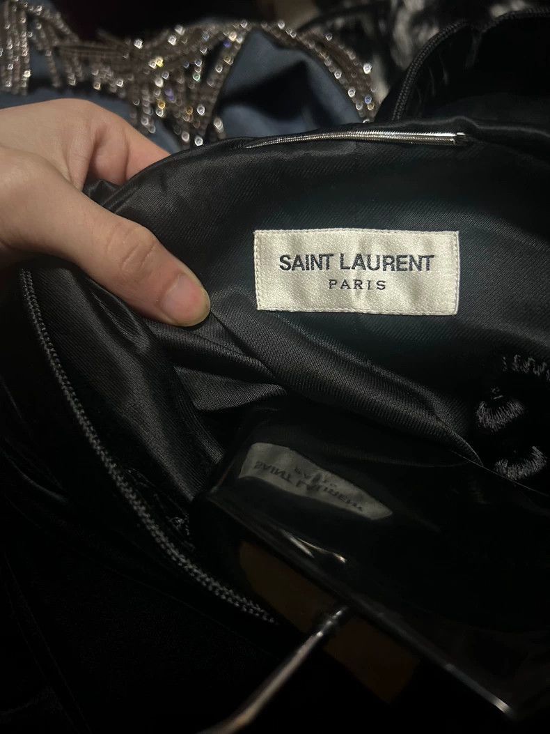 Saint Laurent Paris Saint Laurent Paris Velvet jacket with tassel pendant-2506 Size US S / EU 44-46 / 1 - 6 Thumbnail