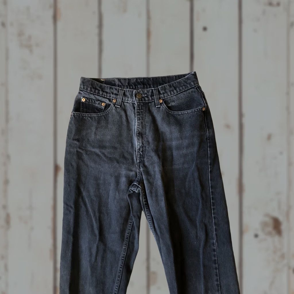 Levi's VINTAGE Levi's 512 Jeans Womens Size 10 Black Slim Fit Straight Leg 28x28 Regular - Blue Size 32" / US 10 / IT 46 - 1 Thumbnail