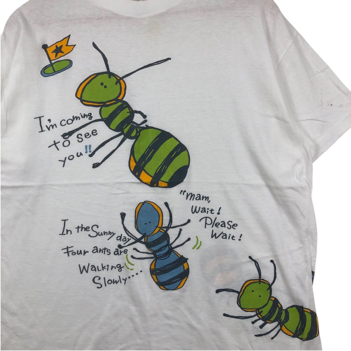 Vintage Vintage 90s Ant Fullprint Art Tee Shirt LA Mashues Tag sizeM Size US M / EU 48-50 / 2 - 3 Thumbnail