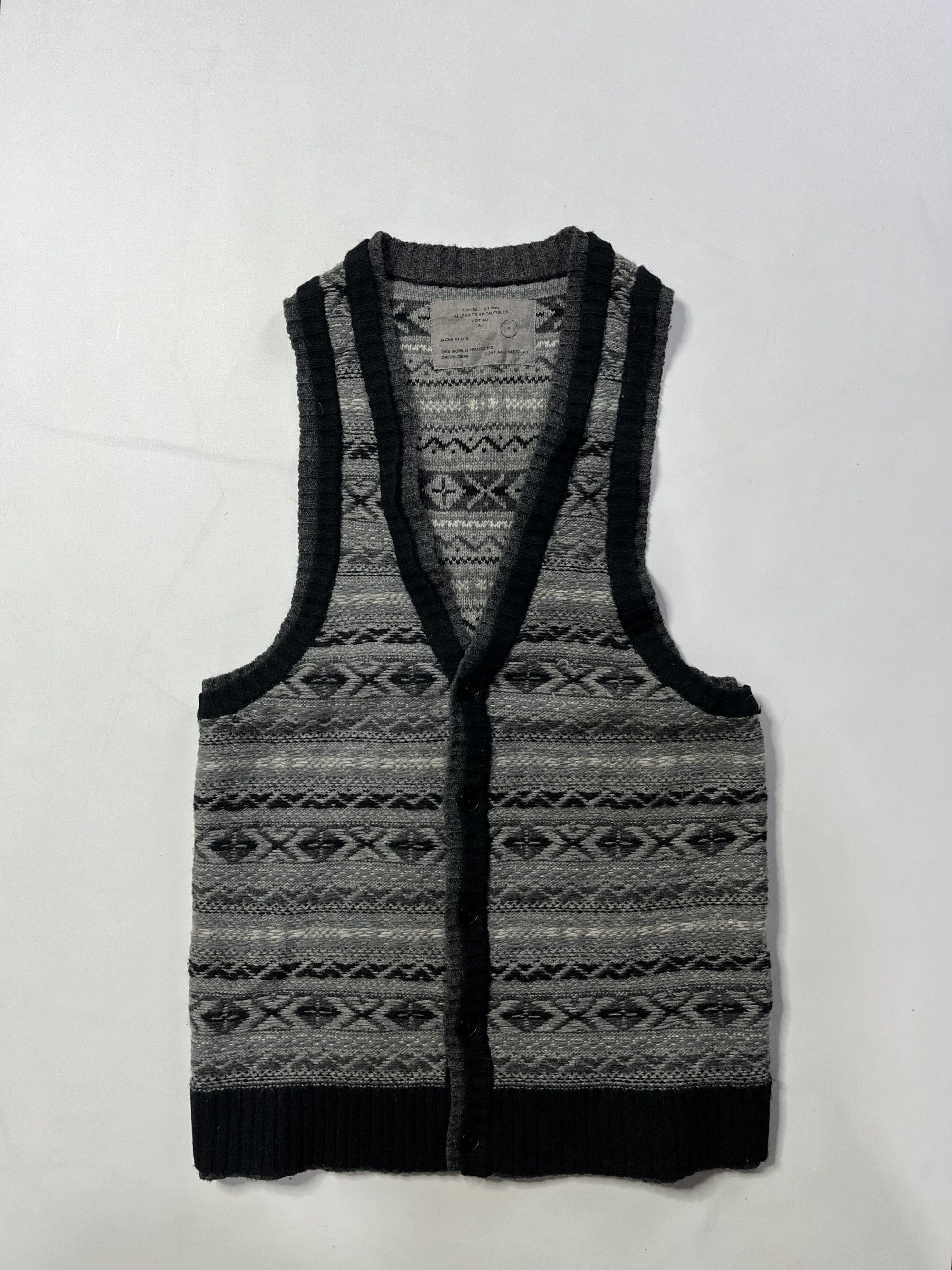 Allsaints Allsaints wool vest Size US S / EU 44-46 / 1 - 1 Thumbnail