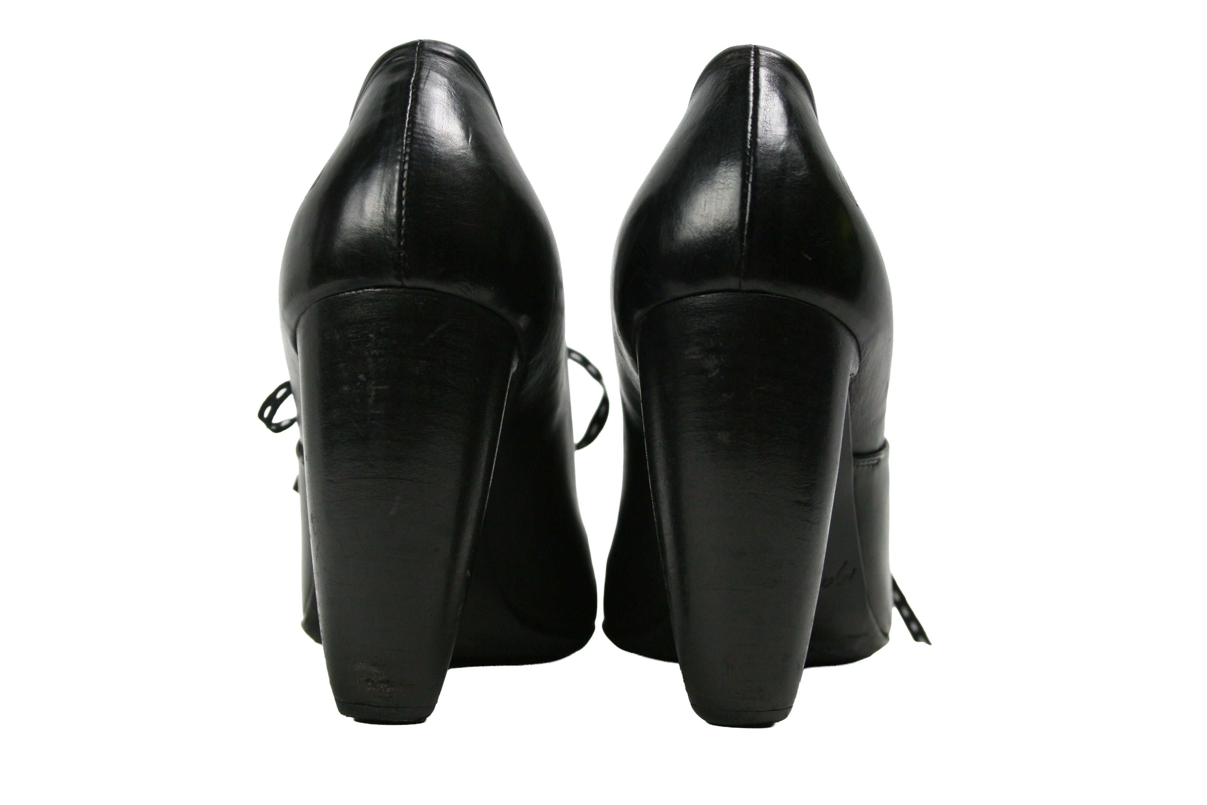 Marsell Dino Avant Garde Block Heel Ankle Boots Size US 7 / IT 37 - 10 Thumbnail