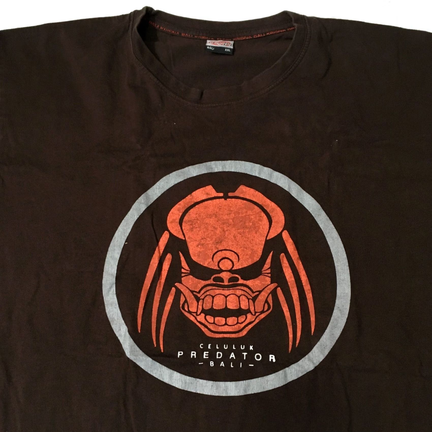 Vintage VINTAGE Bali Blast Skull predator T-Shirt Size 2XL brown 90s Unisex Adults Size US XXL / EU 58 / 5 - 2 Thumbnail